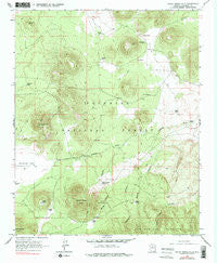White Horse Hills Arizona Historical topographic map, 1:24000 scale, 7.5 X 7.5 Minute, Year 1966