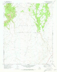 White Mesa Arch Arizona Historical topographic map, 1:24000 scale, 7.5 X 7.5 Minute, Year 1970