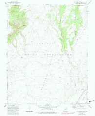 White Mesa Arch Arizona Historical topographic map, 1:24000 scale, 7.5 X 7.5 Minute, Year 1970