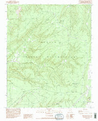 White Rock Wash Arizona Historical topographic map, 1:24000 scale, 7.5 X 7.5 Minute, Year 1983