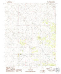 White Sage Flat Arizona Historical topographic map, 1:24000 scale, 7.5 X 7.5 Minute, Year 1988