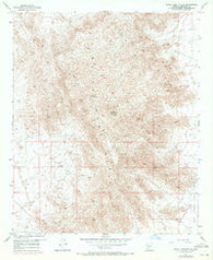 White Tank Mts. SE Arizona Historical topographic map, 1:24000 scale, 7.5 X 7.5 Minute, Year 1957