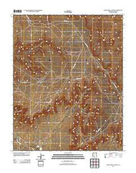 White Area Canyon Arizona Historical topographic map, 1:24000 scale, 7.5 X 7.5 Minute, Year 2011