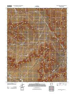 White Area Canyon Arizona Historical topographic map, 1:24000 scale, 7.5 X 7.5 Minute, Year 2011