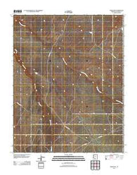 White Hill Arizona Historical topographic map, 1:24000 scale, 7.5 X 7.5 Minute, Year 2011
