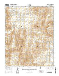 White Hills East Arizona Current topographic map, 1:24000 scale, 7.5 X 7.5 Minute, Year 2014
