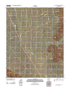White Hills West Arizona Historical topographic map, 1:24000 scale, 7.5 X 7.5 Minute, Year 2011