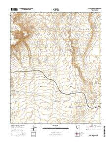 White Mesa Arch Arizona Current topographic map, 1:24000 scale, 7.5 X 7.5 Minute, Year 2014