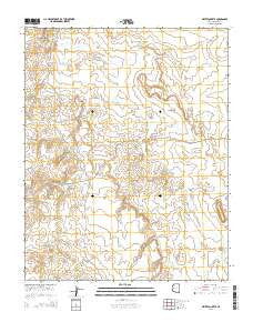 White Pockets Arizona Current topographic map, 1:24000 scale, 7.5 X 7.5 Minute, Year 2014