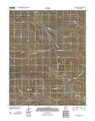 White Sage Flat Arizona Historical topographic map, 1:24000 scale, 7.5 X 7.5 Minute, Year 2011