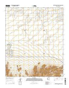 White Tank Mountains NE Arizona Current topographic map, 1:24000 scale, 7.5 X 7.5 Minute, Year 2014