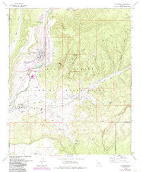 Whiteriver Arizona Historical topographic map, 1:24000 scale, 7.5 X 7.5 Minute, Year 1978