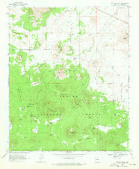 Whiting Knoll Arizona Historical topographic map, 1:24000 scale, 7.5 X 7.5 Minute, Year 1969