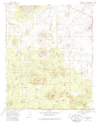 Whiting Knoll Arizona Historical topographic map, 1:24000 scale, 7.5 X 7.5 Minute, Year 1969