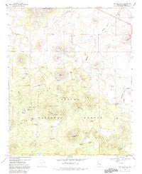 Whiting Knoll Arizona Historical topographic map, 1:24000 scale, 7.5 X 7.5 Minute, Year 1969