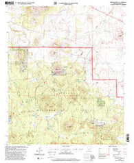 Whiting Knoll Arizona Historical topographic map, 1:24000 scale, 7.5 X 7.5 Minute, Year 1997