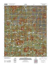 Whiting Knoll Arizona Historical topographic map, 1:24000 scale, 7.5 X 7.5 Minute, Year 2011