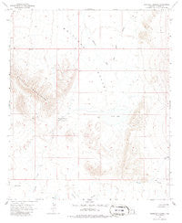 Whitlock Cienega Arizona Historical topographic map, 1:24000 scale, 7.5 X 7.5 Minute, Year 1966