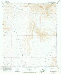 Whitlock Mts. NE Arizona Historical topographic map, 1:24000 scale, 7.5 X 7.5 Minute, Year 1966