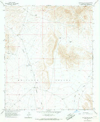 Whitlock Mts. NE Arizona Historical topographic map, 1:24000 scale, 7.5 X 7.5 Minute, Year 1966