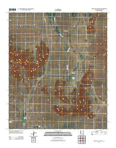 Whitlock Cienega Arizona Historical topographic map, 1:24000 scale, 7.5 X 7.5 Minute, Year 2011