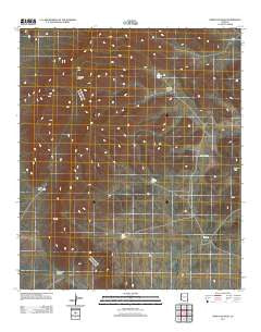 Whitlock Peak Arizona Historical topographic map, 1:24000 scale, 7.5 X 7.5 Minute, Year 2011