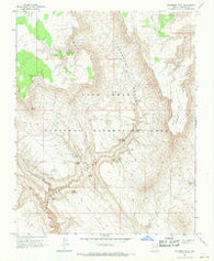 Whitmore Point Arizona Historical topographic map, 1:24000 scale, 7.5 X 7.5 Minute, Year 1967