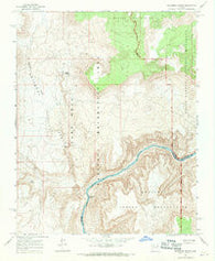 Whitmore Rapids Arizona Historical topographic map, 1:24000 scale, 7.5 X 7.5 Minute, Year 1967
