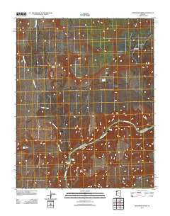 Whitmore Rapids Arizona Historical topographic map, 1:24000 scale, 7.5 X 7.5 Minute, Year 2011