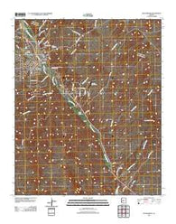 Wickenburg Arizona Historical topographic map, 1:24000 scale, 7.5 X 7.5 Minute, Year 2011