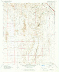 Wickenburg SW Arizona Historical topographic map, 1:24000 scale, 7.5 X 7.5 Minute, Year 1965