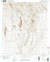 Wickenburg SW Arizona Historical topographic map, 1:24000 scale, 7.5 X 7.5 Minute, Year 1965