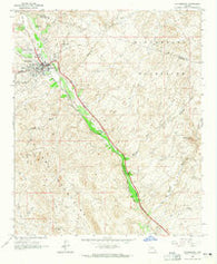 Wickenburg Arizona Historical topographic map, 1:24000 scale, 7.5 X 7.5 Minute, Year 1964