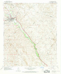 Wickenburg Arizona Historical topographic map, 1:24000 scale, 7.5 X 7.5 Minute, Year 1964