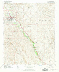 Wickenburg Arizona Historical topographic map, 1:24000 scale, 7.5 X 7.5 Minute, Year 1964