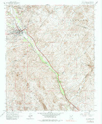 Wickenburg Arizona Historical topographic map, 1:24000 scale, 7.5 X 7.5 Minute, Year 1964