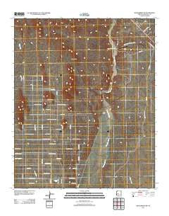 Wickenburg SW Arizona Historical topographic map, 1:24000 scale, 7.5 X 7.5 Minute, Year 2011