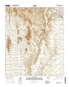Wickenburg SW Arizona Current topographic map, 1:24000 scale, 7.5 X 7.5 Minute, Year 2014