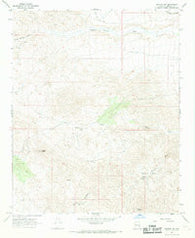 Wikieup NW Arizona Historical topographic map, 1:24000 scale, 7.5 X 7.5 Minute, Year 1967