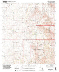 Wilbur Canyon Arizona Historical topographic map, 1:24000 scale, 7.5 X 7.5 Minute, Year 1996