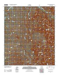 Wilbur Canyon Arizona Historical topographic map, 1:24000 scale, 7.5 X 7.5 Minute, Year 2012