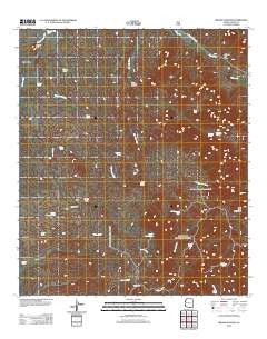 Wilbur Canyon Arizona Historical topographic map, 1:24000 scale, 7.5 X 7.5 Minute, Year 2012