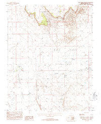 Wild Band Pockets Arizona Historical topographic map, 1:24000 scale, 7.5 X 7.5 Minute, Year 1988