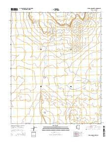 Wild Band Pockets Arizona Current topographic map, 1:24000 scale, 7.5 X 7.5 Minute, Year 2014
