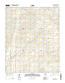 Wild Cow Lake Arizona Current topographic map, 1:24000 scale, 7.5 X 7.5 Minute, Year 2014
