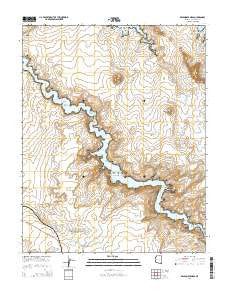 Wild Horse Mesa Arizona Current topographic map, 1:24000 scale, 7.5 X 7.5 Minute, Year 2014