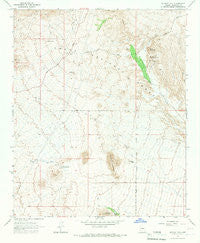 Wildcat Hill Arizona Historical topographic map, 1:24000 scale, 7.5 X 7.5 Minute, Year 1965