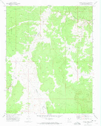 Wildcat Ranch Arizona Historical topographic map, 1:24000 scale, 7.5 X 7.5 Minute, Year 1971