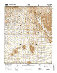 Wildcat Hill Arizona Current topographic map, 1:24000 scale, 7.5 X 7.5 Minute, Year 2014