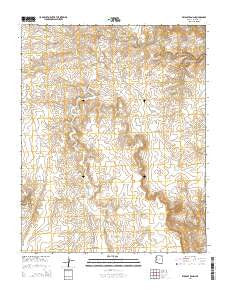 Wildcat Ranch Arizona Current topographic map, 1:24000 scale, 7.5 X 7.5 Minute, Year 2014